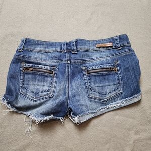 Almost famous Distressed Jean shorts Sz 9